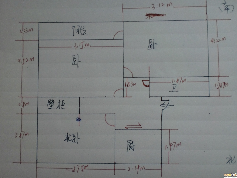 我房子平面图