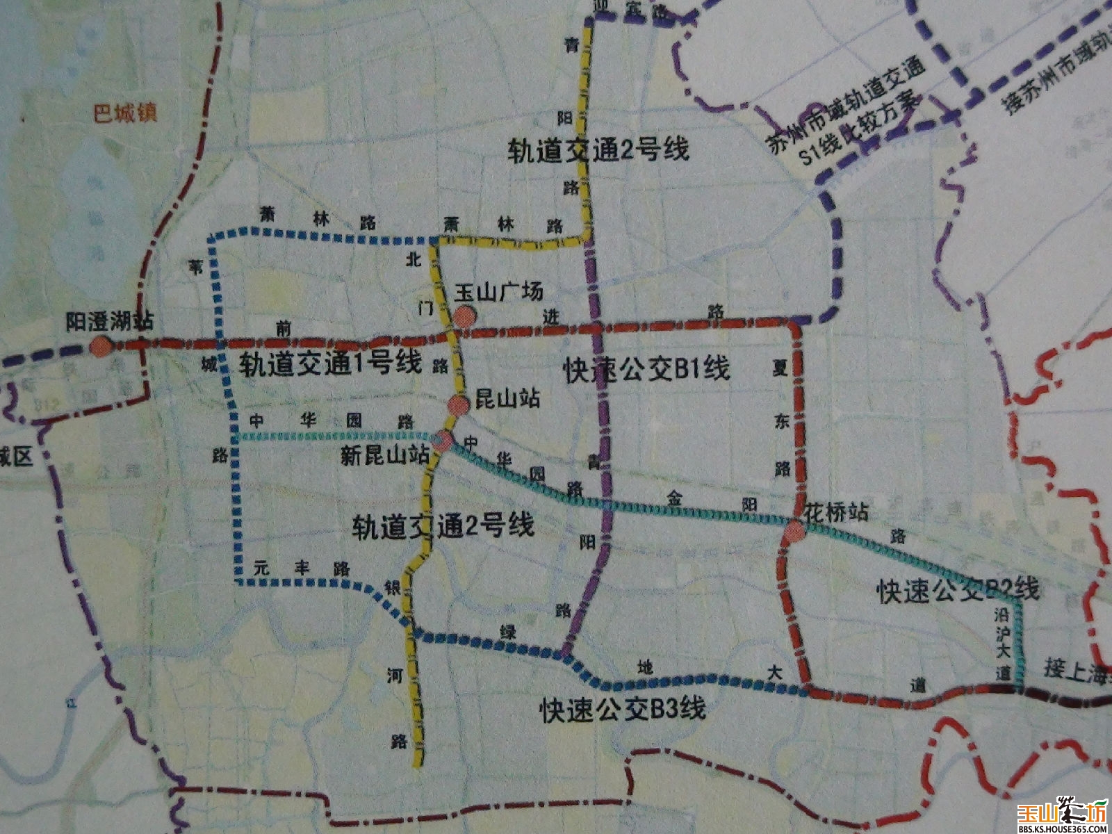 昆山s2最新地铁规划图